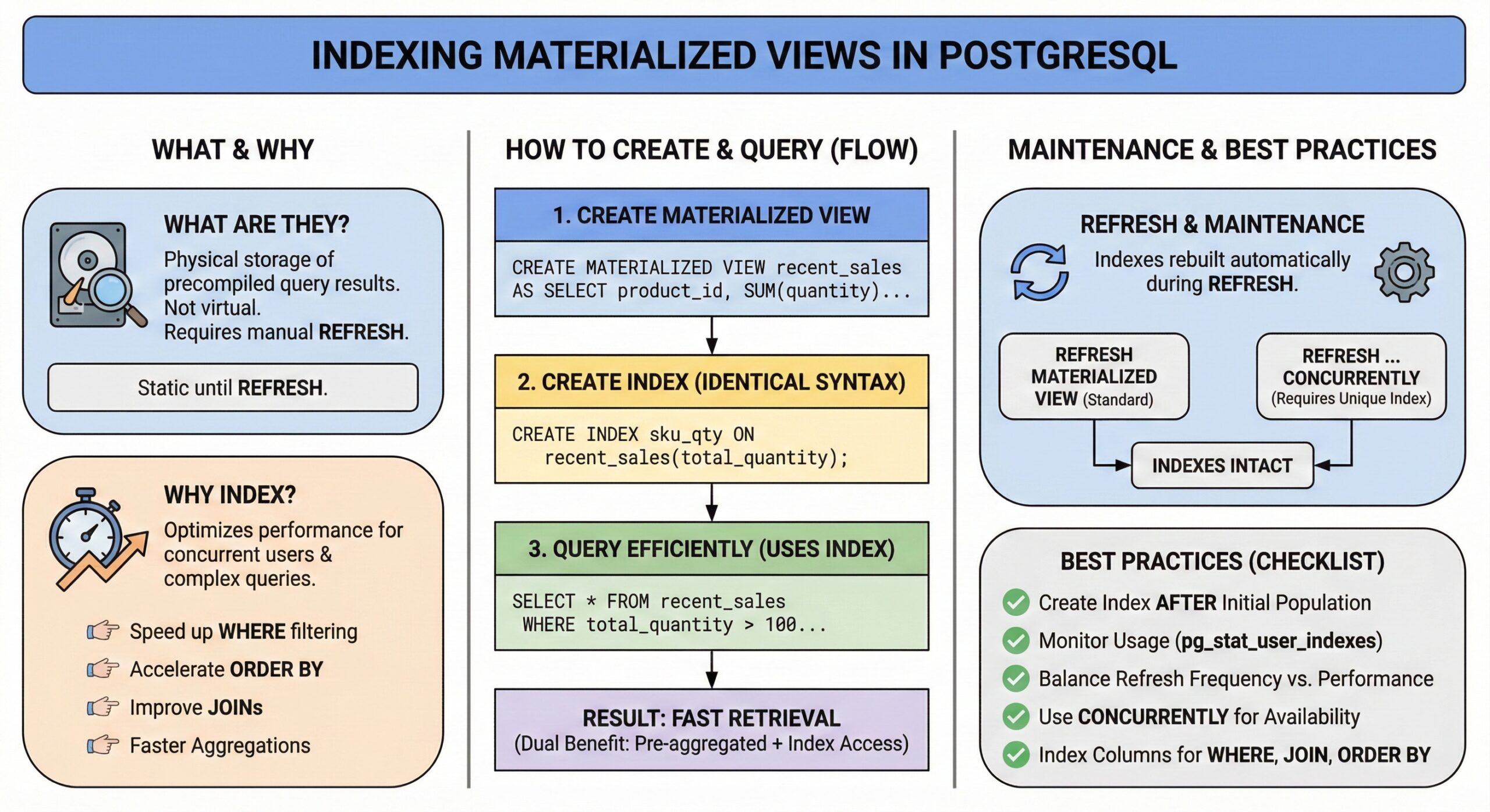 Indexing Materialized Views
