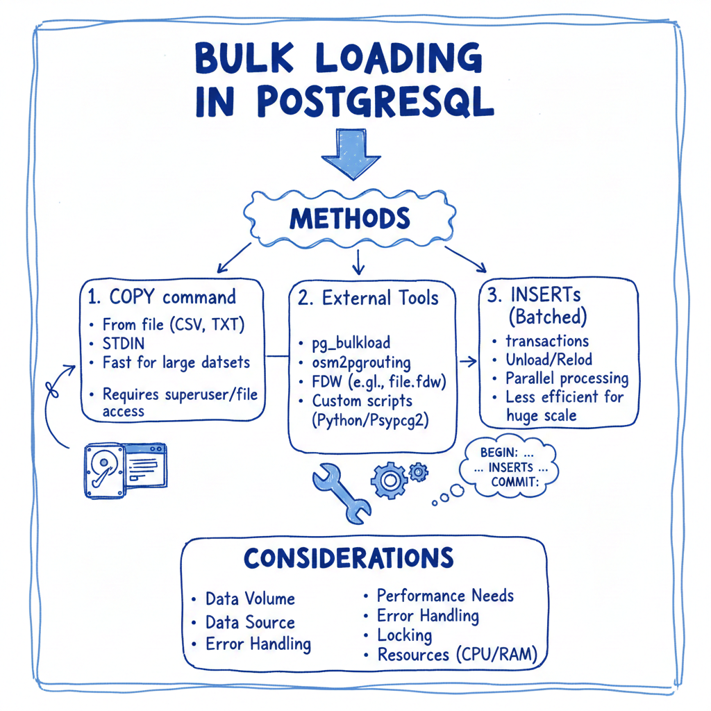 Bulk Loading in PostgreSQL 