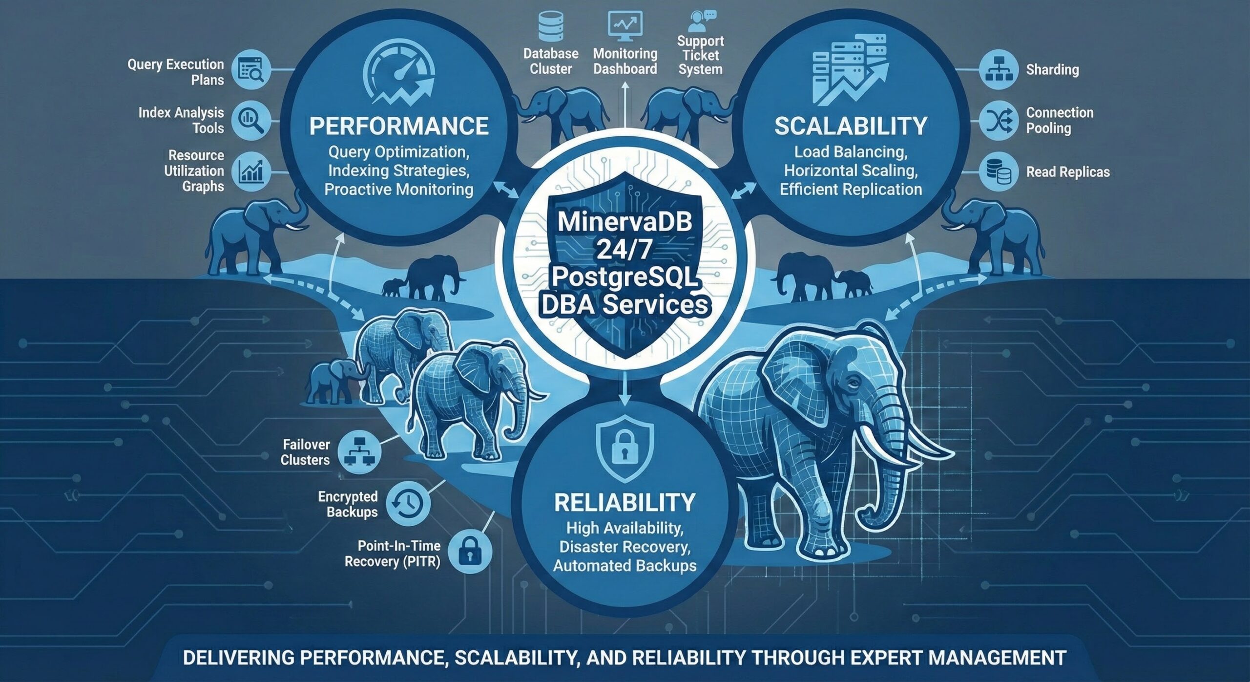 24/7 MinervaDB PostgreSQL DBA Services