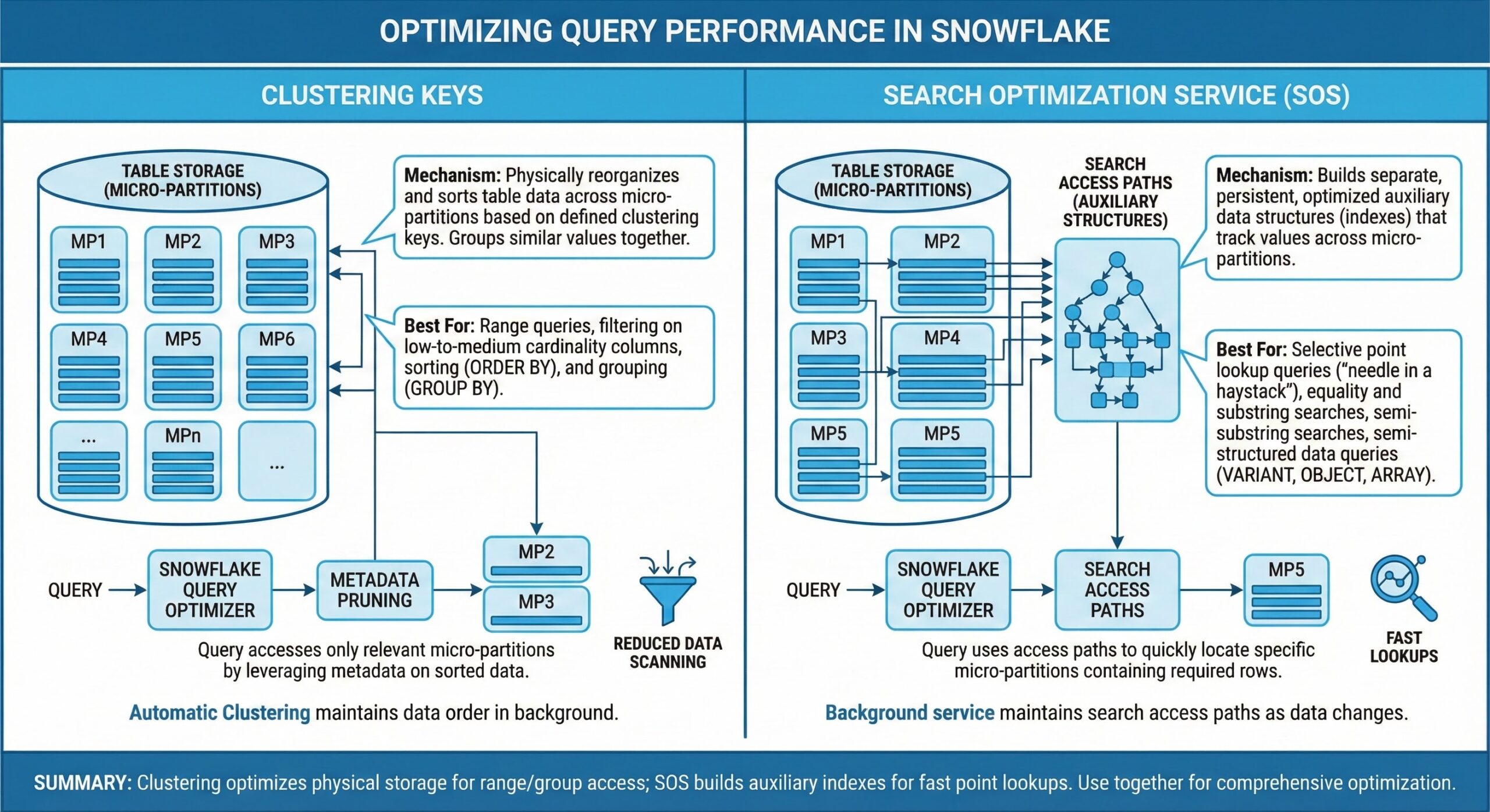 Optimizing Query Performance in Snowflake