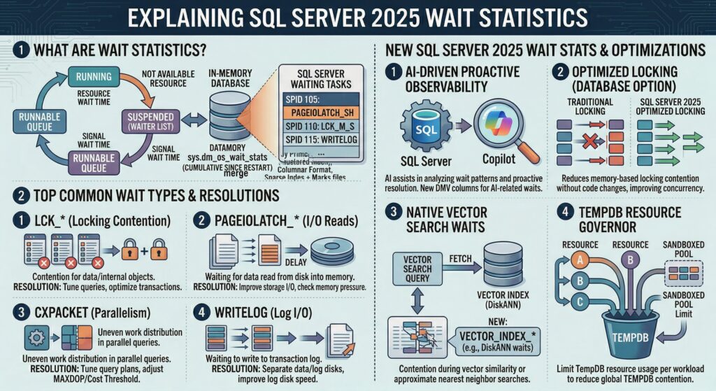 SQL Server 2025 Wait Statistics
